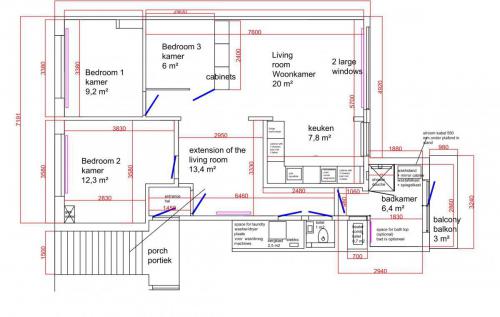 1 bb layout 4 room